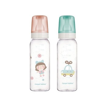CANPOL BABY STAKLENA FLAŠICA - PRINT (PLAVA) 240ML CANPOL BABY STAKLENA FLAŠICA - PRINT (PLAVA) 240ML